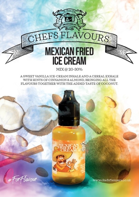 CHEFS FLAVOUR S AROMA MEXICAN FRIED ICE CREAM 30 ml