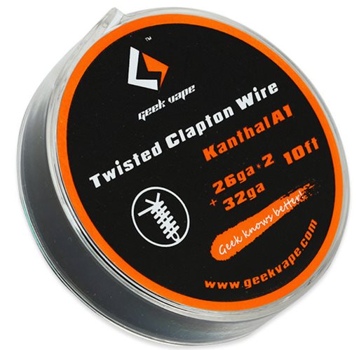 ŽICA GeekVape Twisted Clapton Atomizer DIY Kanthal KA1 Tape Wire (26GA X 2 + 32GA) 3m