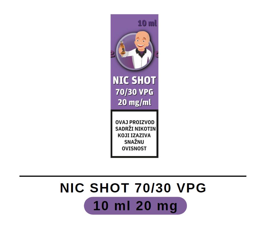 SC - Nikotin Shot - 70/30 - 10ml - 20mg