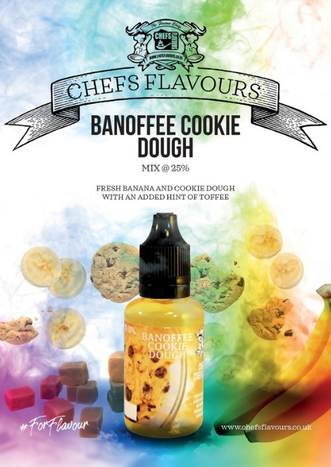 CHEFS FLAVOUR S AROMA BANOFFEE COOKIE DOUGH 30 ml