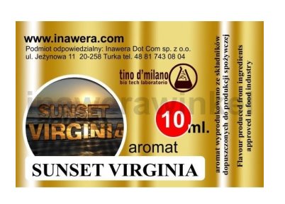INAWERA AROMA SUNSET VIRGINIA 10 ml