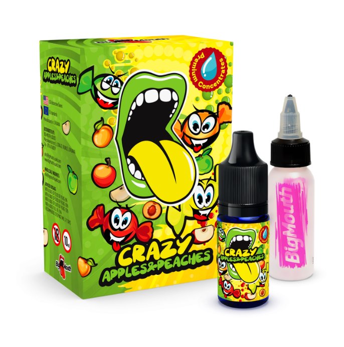 BIG MOUTH AROMA Crazy Apples and Peaches 10 ml