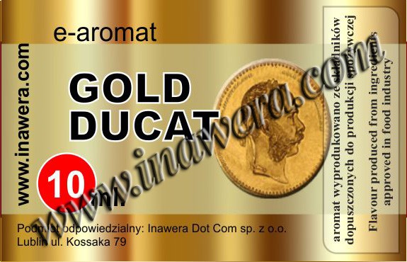 INAWERA AROMA GOLD DUCAT, TOBACCO 10 ml