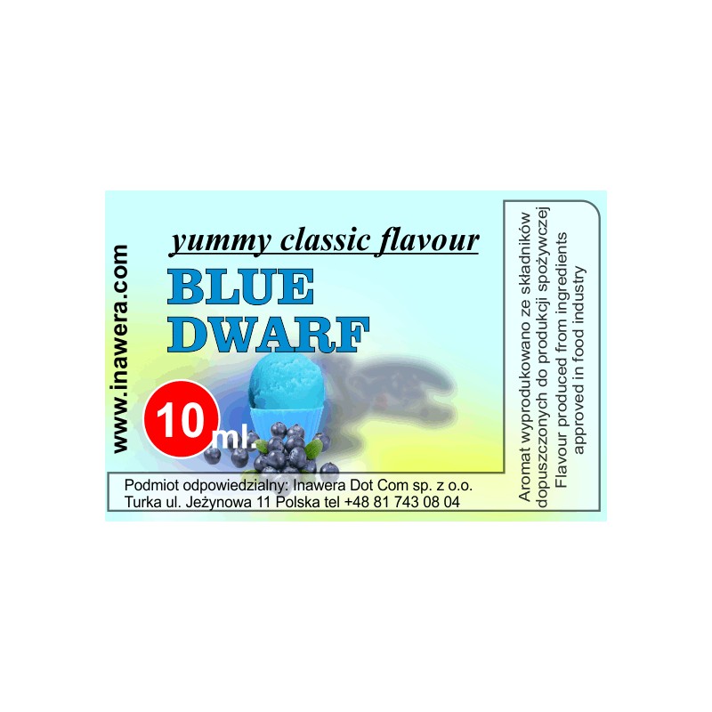 INAWERA AROMA YUMMY CLASSIC BLUE DWARF 10 ml