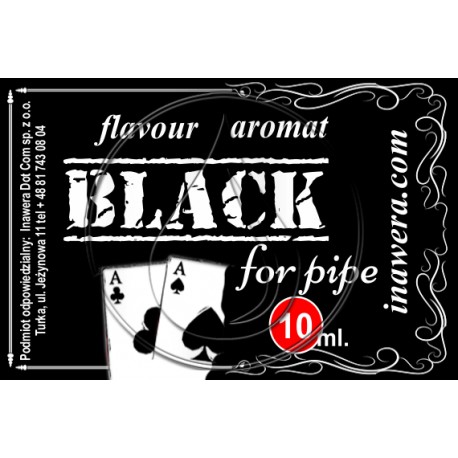 INAWERA AROMA CLASSIC FOR PIPE BLACK 10 ml