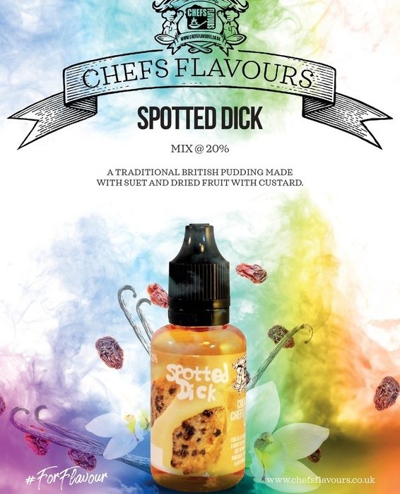 CHEFS FLAVOUR 'S AROMA SPOTTED DICK & CUSTARD 30 ml