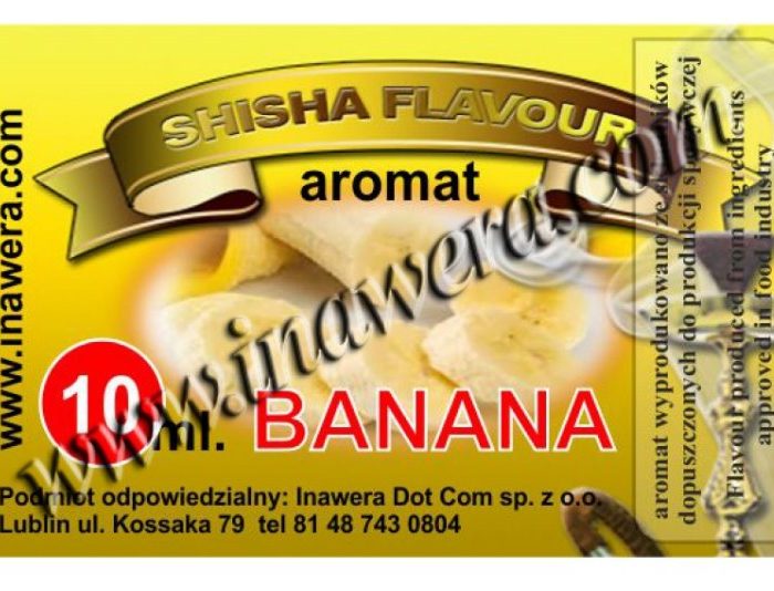 INAWERA AROMA SHISHA TYPE BANANA 10 ml
