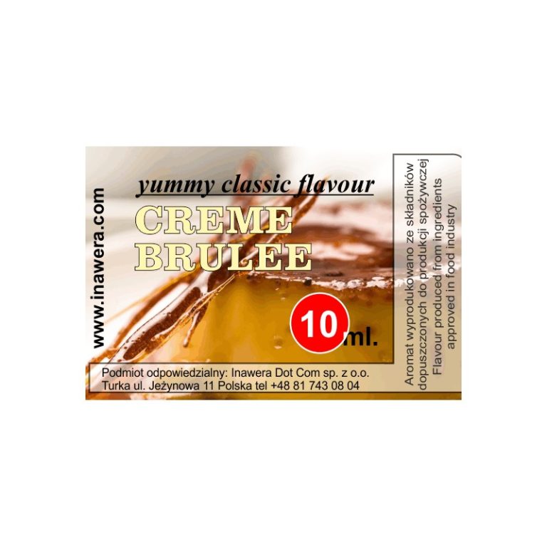 1829 INAWERA AROMA YUMMY CLASSIC CREME BRULEE 10 ml 1.jpg