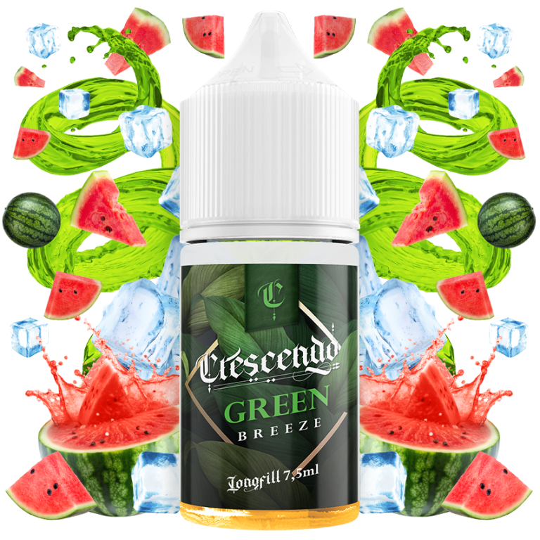 Crescendo Green Breeze 75ml Longfill with Ingredients 1.png